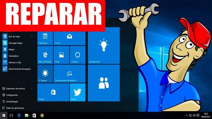 reparar pc windows 10