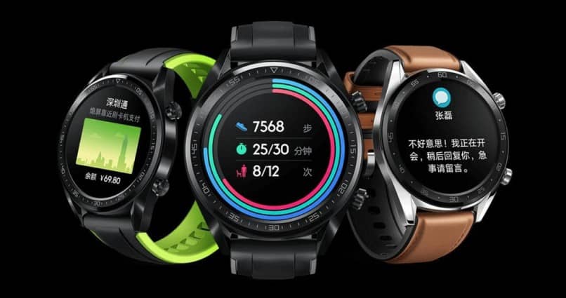 variedad de smartwatch