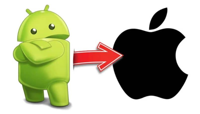 android nuoli apple ios valkoinen tausta