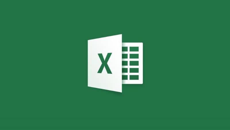 Logo excel fondo verde