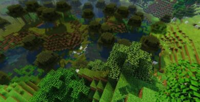 bosque en minecraft