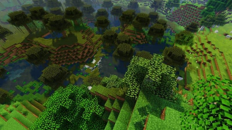 bosque en minecraft