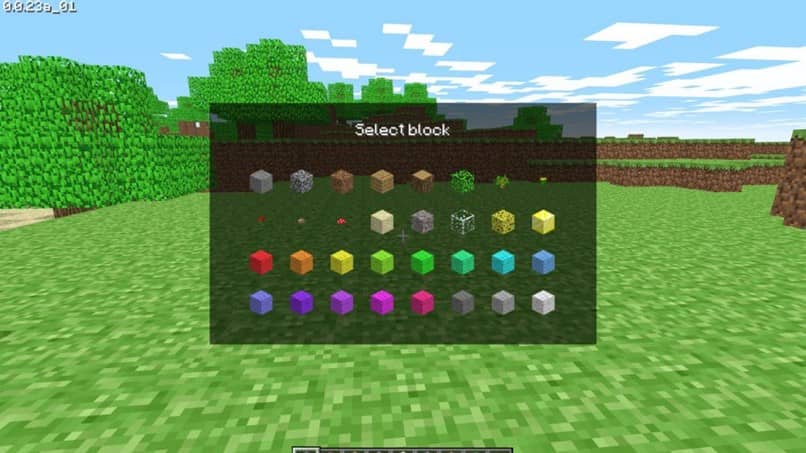 colores minecraft