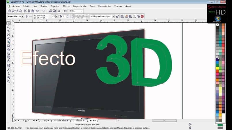 efecto 3d