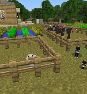 granja simple de minecraft