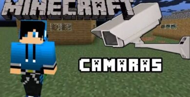 jugador con camara en minecraft