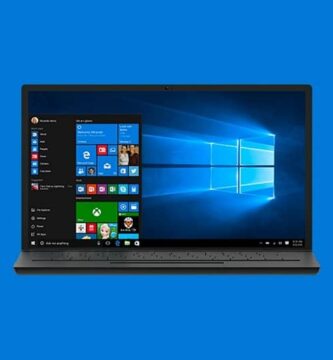 laptop portatil windows 10 menu