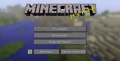 pantalla inicial de minecraft