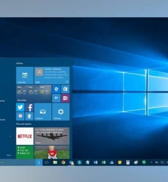 pantalla inicio menu windows 10