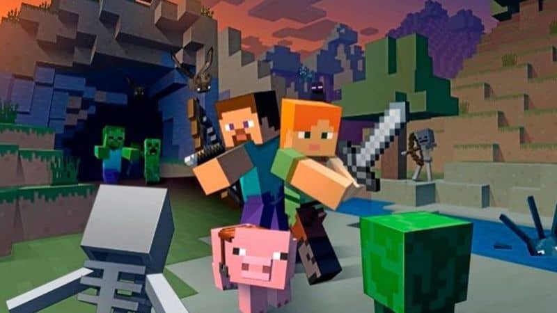 personajes de minecraft